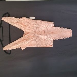 We are hah lace bodysuit sz l